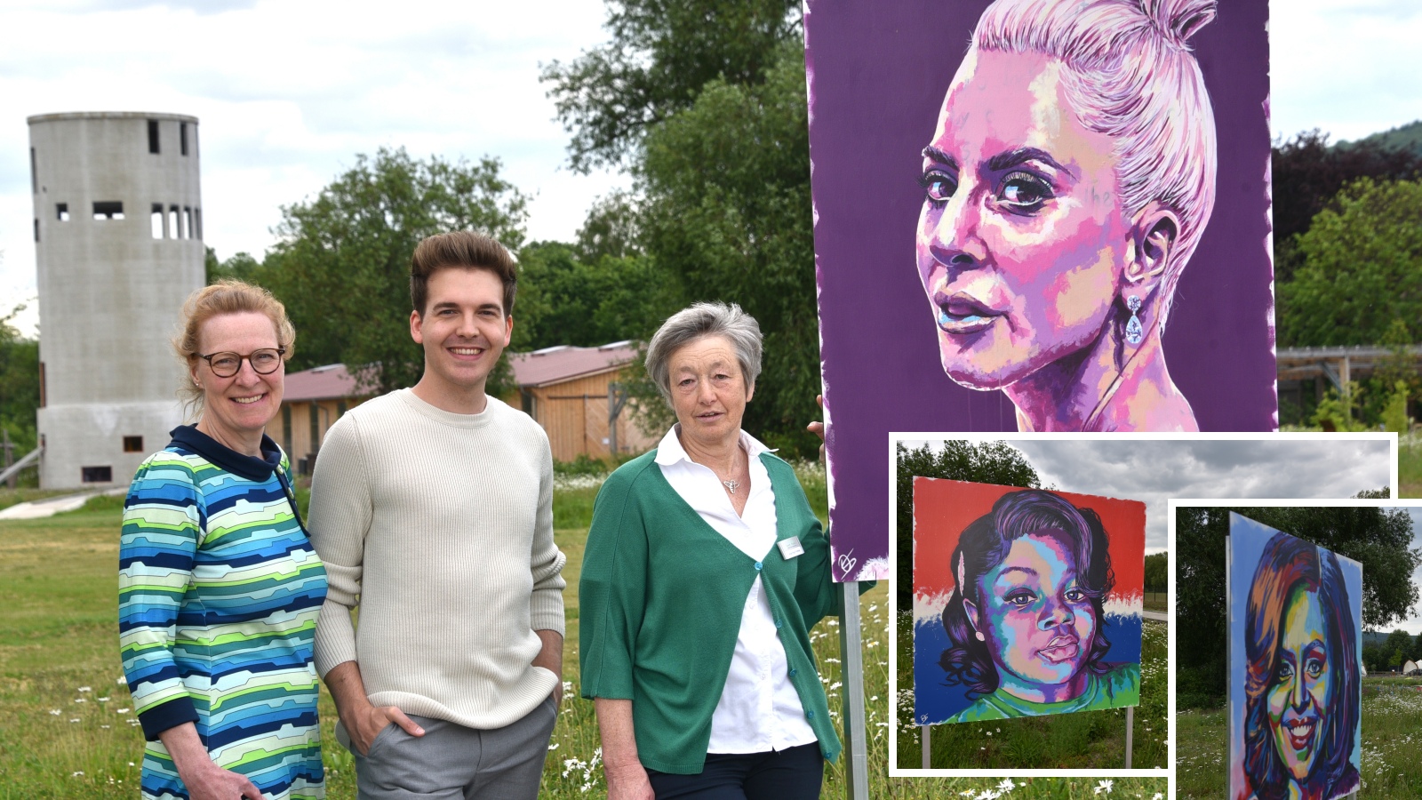 Kunstausstellung sticht ins Auge: „Furchtlose Frauen“ haben in den Huxarium-Gartenpark Einzug gehalten 