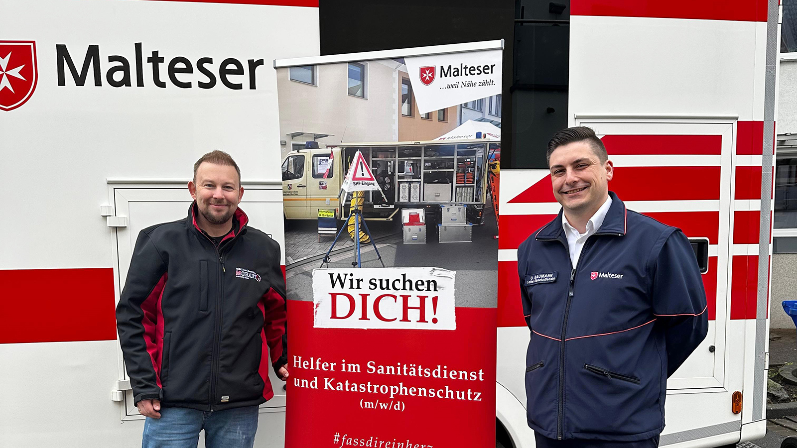 Brakeler Unternehmen MGrafix unterstützt ehrenamtliche Einsatzdienste der Malteser mit Spende